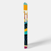 Curvy texturen in levendige kleuren Case-Mate iPhone case (Achterkant / Links)