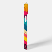 Curvy texturen in levendige kleuren Case-Mate iPhone case (Achterkant / Rechts)