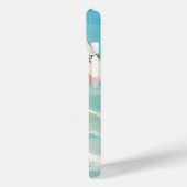 Curvy vrouw op het strand Case-Mate iPhone case (Achterkant / Links)
