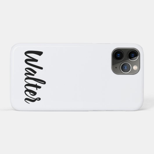 Curvy Walter Naam, Case-Mate iPhone Case (Achterkant (horizontaal))