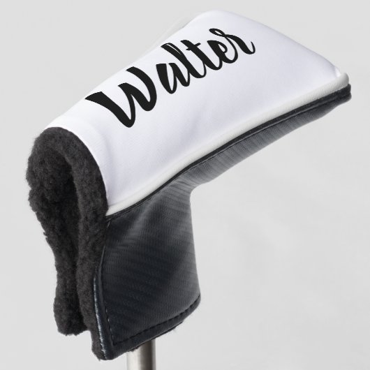 Curvy Walter Naam, Golfheadcover (3/4 voorkant)