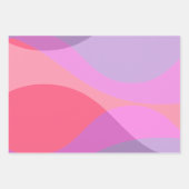 Curvy Wave in Lavendel Set van Wrapping Paper (Voorkant)