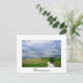Curvy-weg naar een briefkaart van bestemming Tosca (Staand voorkant)