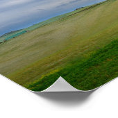 Curvy-weg naar een poster van bestemming (Hoek)