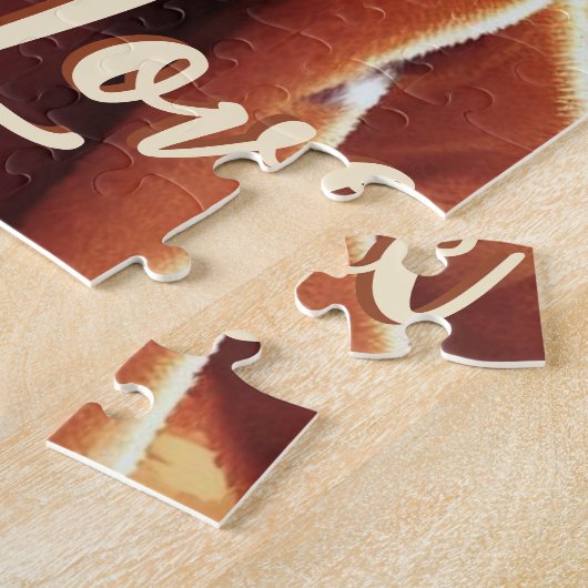 Curvy zwarte vrouw Herfst Bliss Legpuzzel (Zijkant)