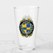 Cusack Irish Shield Beer Glass Glas (Voorkant)