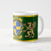 Cusack Irish Shield & Griffins Grote Koffiekop (Voorkant rechts)