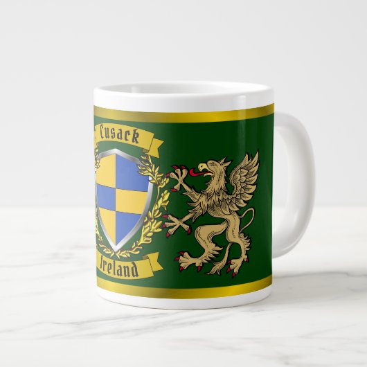 Cusack Irish Shield & Griffins Grote Koffiekop (Voorkant rechts)