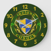 Cusack Irish Shield Grote Klok (Voorkant)
