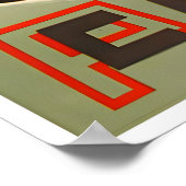 Cusco Art Peru Travel Poster Print (Hoek)