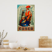 Cusco Art Peru Travel Poster Print (Keuken)