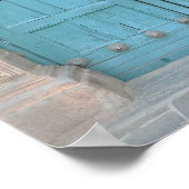 Cusco Church Aqua Door Poster (Hoek)