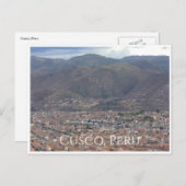 Cusco City Peru Briefkaart (Voorkant / Achterkant)