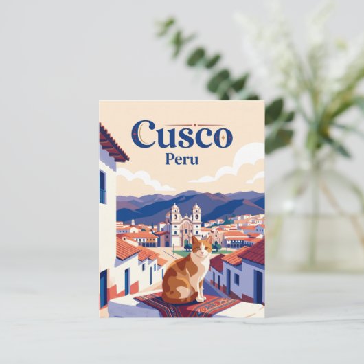 Cusco Peru Briefkaart (Staand voorkant)