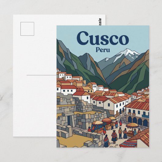 Cusco Peru Briefkaart (Voorkant / Achterkant)