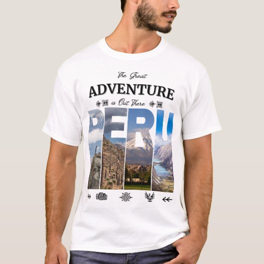 Cusco Peru | Colca Valley | Condor, Inca, Andes T-shirt (Voorkant)