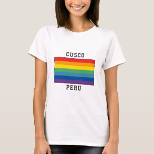 Cusco, Peru Flag T-shirt