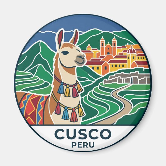 Cusco Peru Magneet (Voorkant)