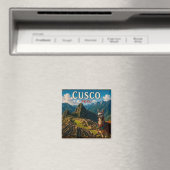 🧲 Cusco Peru Reis Souvenir Voor Avontuurlijke Tri Magneet (Insitu (Vaatwasser))