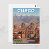 Cusco Peru Reizen Briefkaart (Voorkant / Achterkant)