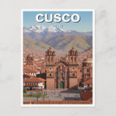 Cusco Peru Reizen Briefkaart (Voorkant)