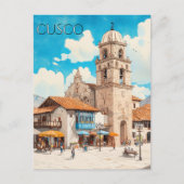 Cusco Peru Reizen Briefkaart (Voorkant)