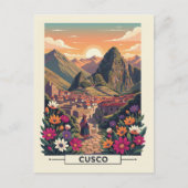 Cusco Peru Reizen Briefkaart (Voorkant)