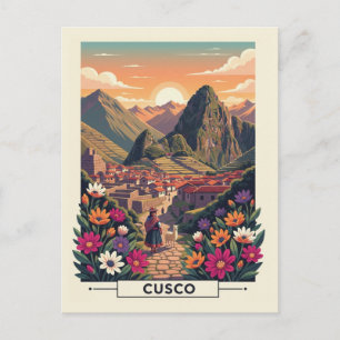 Cusco Peru Reizen Briefkaart