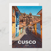 Cusco Peru Reizen Feestdagenkaart (Voorkant / Achterkant)