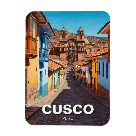 Cusco Peru Reizen Magneet (Verticaal)