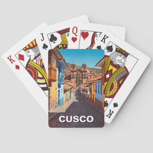 Cusco Peru Reizen Pokerkaarten (Achterkant)