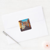 Cusco Peru Reizen Vierkante Sticker (Envelop)