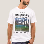 Cusco Peru | Salkantay, Lake, Inca, Andes, Trail T-shirt (Voorkant)
