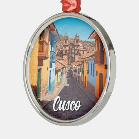 Cusco Peru Travel Metalen Ornament (Links)