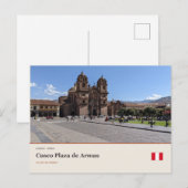 Cusco Plaza de Armas Briefkaart (Voorkant / Achterkant)