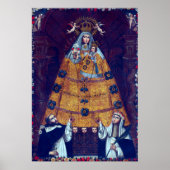 Cusco School Our Lady of the Rosary with Saint Poster (Voorkant)