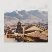 Cusco Skyline op Briefkaart (Voorkant)