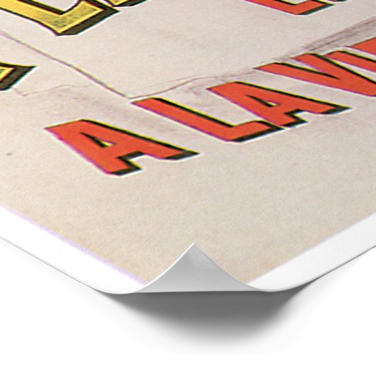 Cusenier Peach Brandy Wine & Art Poster (Hoek)