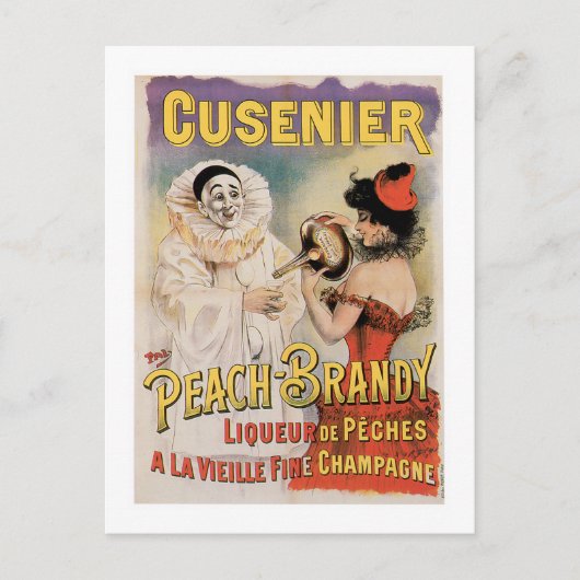 Cusenier  Wijn en Kunst Briefkaart (Voorkant)