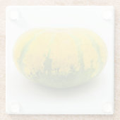 Cushaw squash glazen onderzetter (Achterkant)