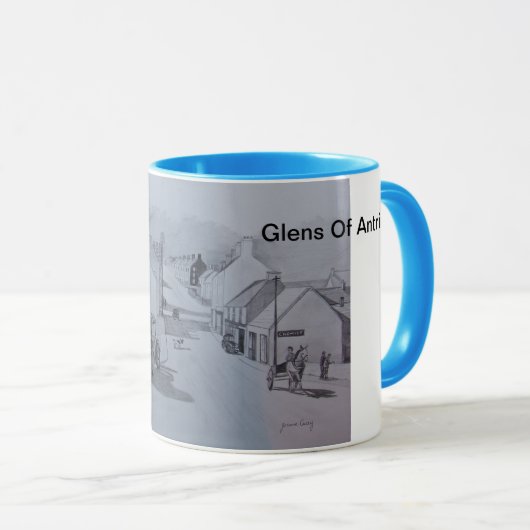 Cushendall (glazen van antrim) ketch Mok (Voorkant rechts)