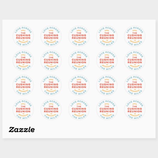 Cushing Circle Ronde Sticker (Vel)