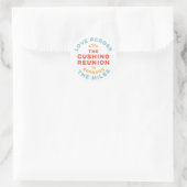 Cushing Circle Ronde Sticker (Tas)