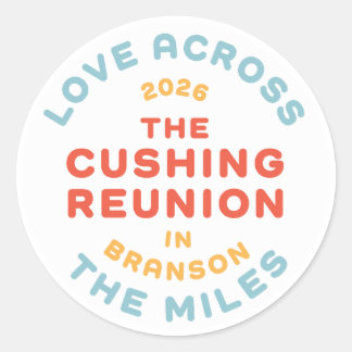 Cushing Circle Ronde Sticker