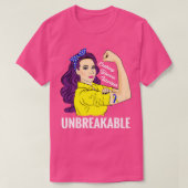 Cushing Disease Warrior Onbreekbaar bewustzijn T-shirt (Design voorkant)