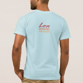 Cushing Roadside Bord - Donker T-shirt (Achterkant)