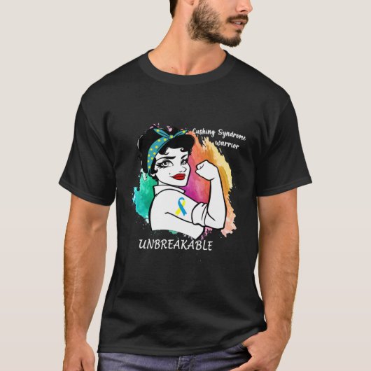 cushing syndrome unbreakable   cushing syndrome t-shirt (Voorkant)
