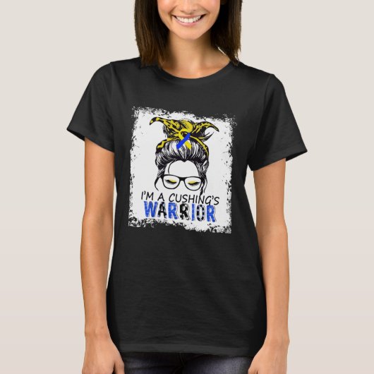 Cushing Syndrome Warrior, Grappig Cushing Syndroom T-shirt (Voorkant)