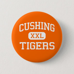Cushing - Tigers - High School - Cushing Oklahoma Ronde Button 5,7 Cm
