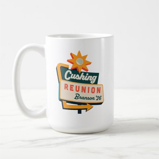 Cushing-wegbord Koffiemok (Links)